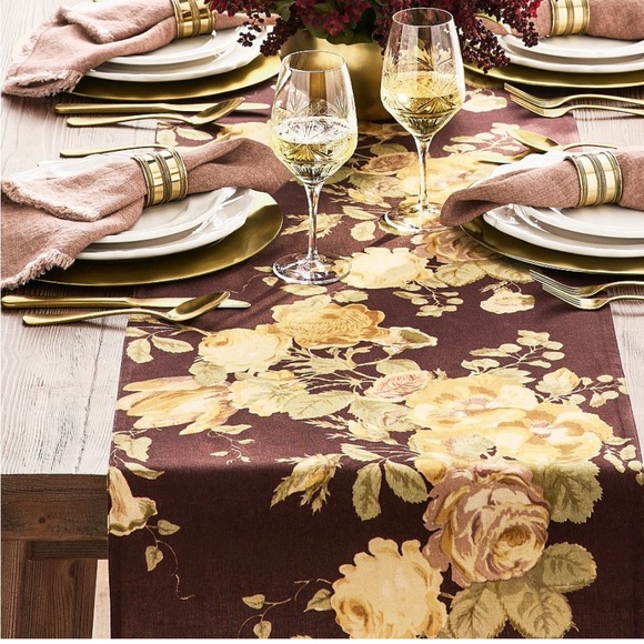 NWT PB Meave Cotton/Linen Table Runner - Picture 1 of 3
